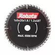 Robota upotussahan varaterä 165mm 48T - Akkupyörösahat ja -käsisirkkelit - 6438212141961 - 1