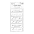 Tekstitarra Joulutervehdykset musta 2ark - Tarrat ja kiiltokuvat - 6417715090211 - 1