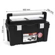 TYÖKALUPAKKI 25" ALU VIPER 600x290x330mm - Työkalulaukut ja työkalupakit - 5905197935201 - 3