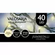 ULKOVALOSARJA LED 40Led Lämmin valkoinen - Valosarjat verkkovirta - 6438159053181 - 1