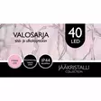 ULKOVALOSARJA LED 40Led Pinkki - Valosarjat verkkovirta - 6438159056601 - 1