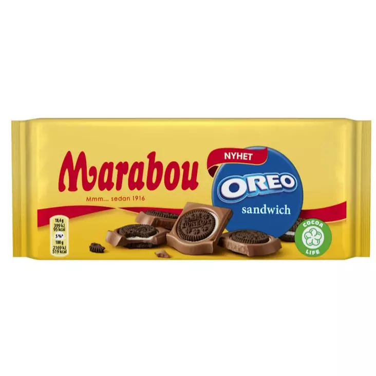 Marabou Oreo Sandwich 92 g suklaalevy - Suklaat - 7622201437381 - 1