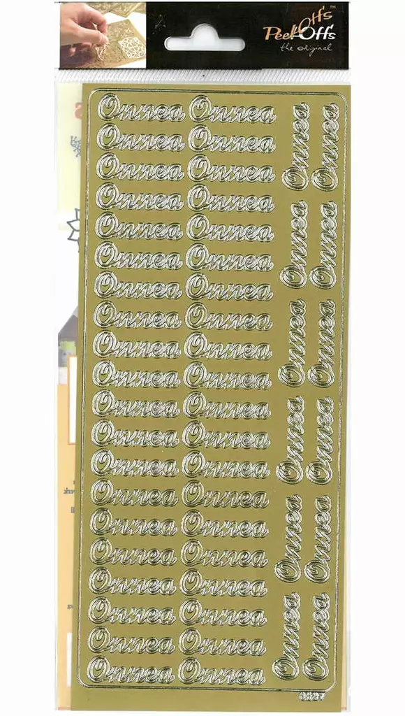 ÄÄRIVIIVATARRA ONNEA KULTA - Tarrat ja kiiltokuvat - 6417715093021 - 1