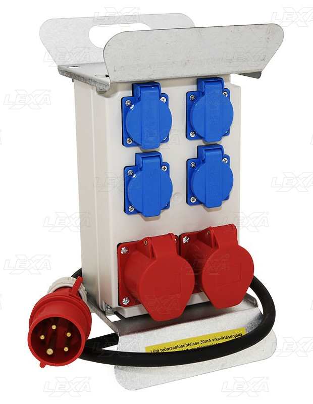 ALAKESKUS SIRIUS 5X16A IP44 - Jatkojohdot, kaapelikelat ja tarvikkeet - 6420617640101 - 1