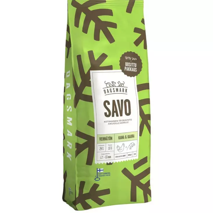 Dagsmark 2Kg Säkki Savo Laaturuoka - Koiranruoat ja herkut - 6430066383801 - 1