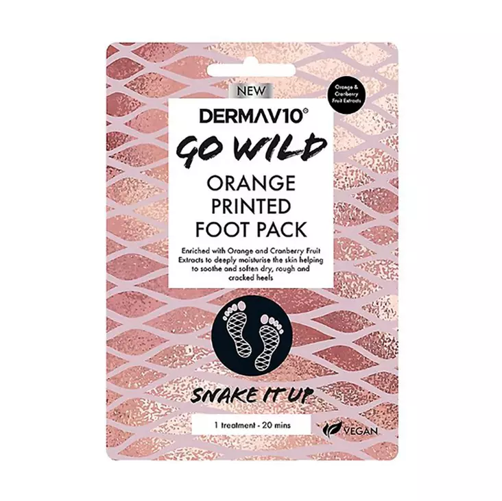 Derma V10 Wild kosteuttava jalkanaamio - Jalkojenhoitotuotteet - 5056235401711 - 1