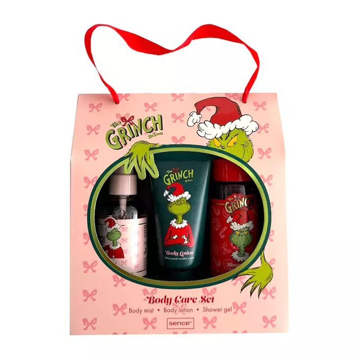 DR Seuss Grinch 3 vartalohoitosetti - Lasten kosmetiikkapakkaukset - 8721382794791 - 1