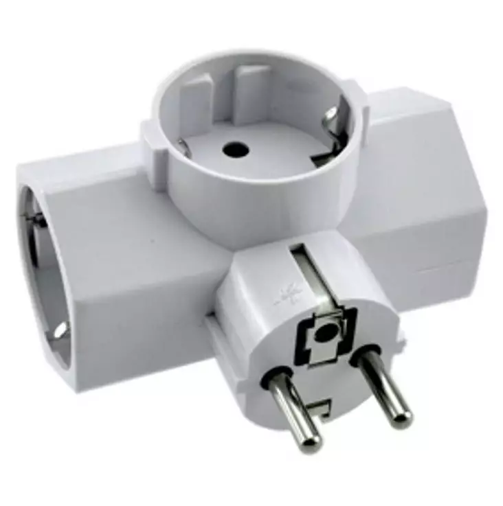 HAAROITUSKOSKETIN 3-OS MAADOITETTU - Pistorasiat, haaroittimet ja kytkimet - 6438140940001 - 1