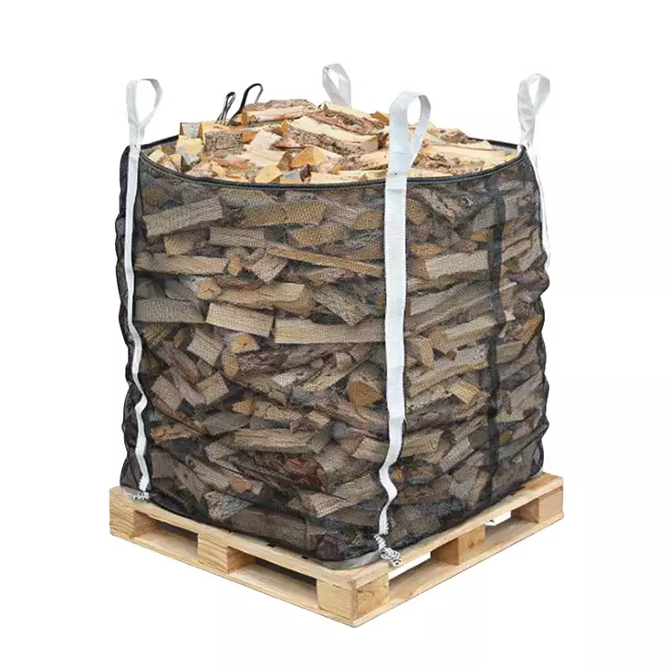 Halkosäkki 1000kg musta PE - Klapisäkit - 6438168121321 - 1