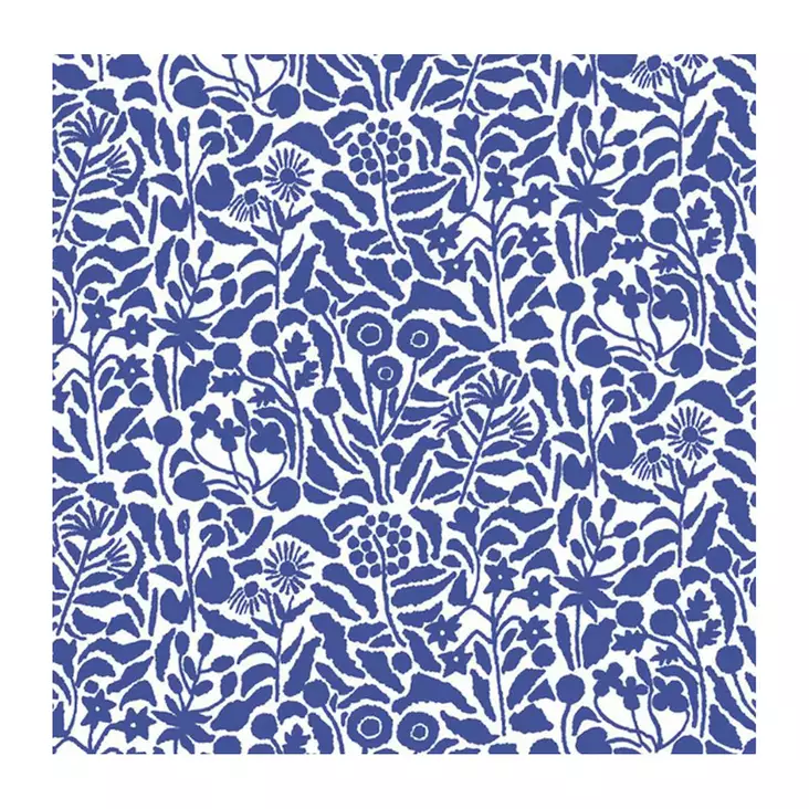 Servetti Havi Niitty sinivalkoine 24cm - Kahviliinat 24x24 - 6411633327121 - 1