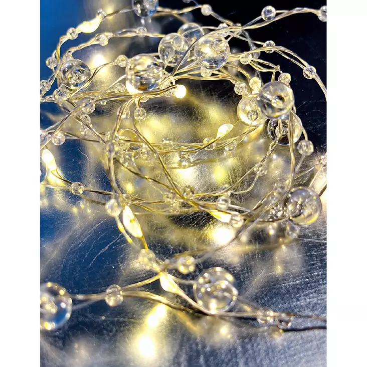 LED HELMIVALOSARJA-KÖYNNÖS 40 LED - Valosarjat paristokäyttöiset - 6438159389631 - 1