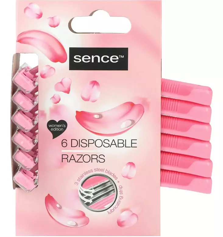 H=C3=B6yl=C3=A4 naisille 6kpl Sencebeauty=20 - Karvahöylät ja vaihtoterät - 8719874194471 - 1