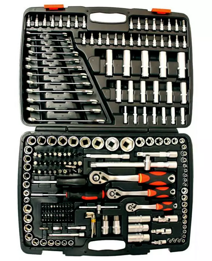 Hylsysarja 216-osainen - Hylsysarjat ja työkalusarjat - 6430032156651 - 1