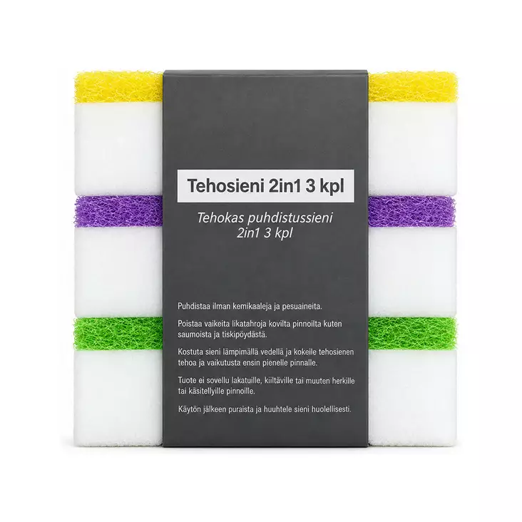 Ihmesieni hankaussienellä 3kpl/pkt - Hankaussienet ja ihmesienet - 6438506028121 - 1