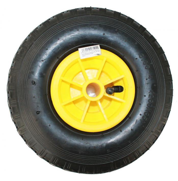 Ilmakumipyörä 3x4 muovivanne Mr-tuote - Kottikärryn renkaat - 6430013061011 - 1