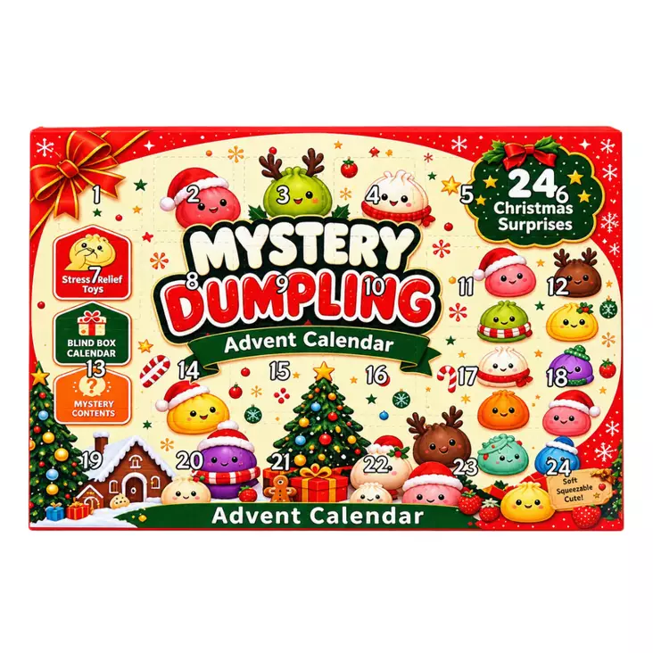 Joulukalenteri Squishy Dumblings - Lelujoulukalenterit - 6438506036911 - 1