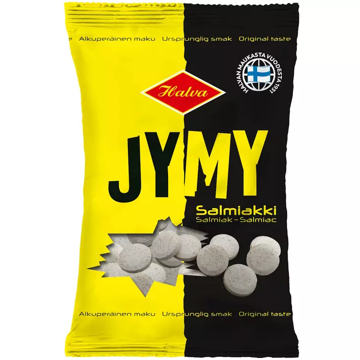 Jymy Salmiakki 100g Halva - Makeiset ja naposteltavat - 6420900002081 - 1