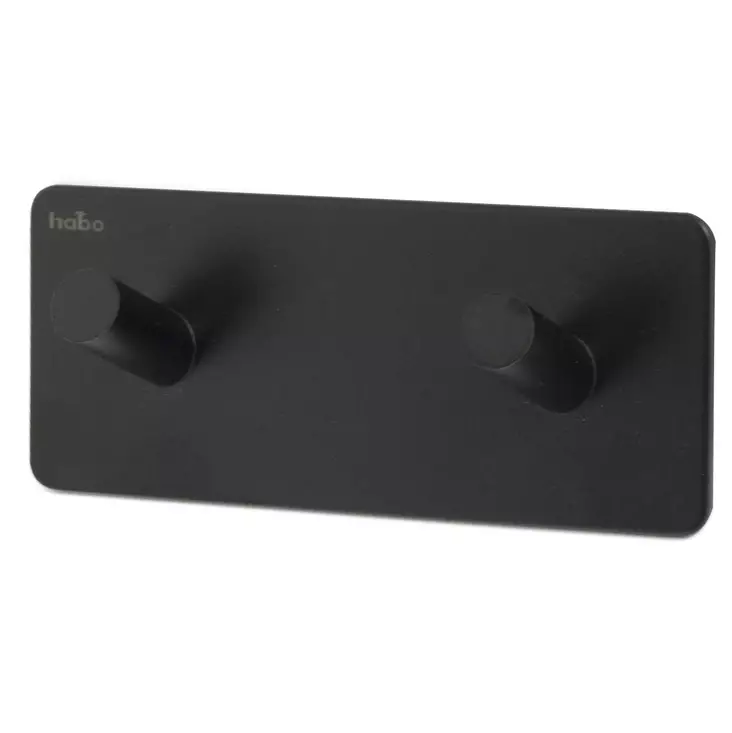 KAKSOISKOUKKU EDGE MUSTA HABO - Koukut, naulakot ja telineet - 7317901003591 - 1