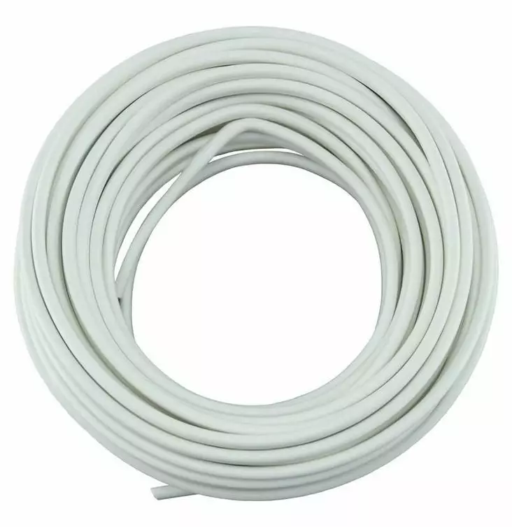 KALUSTEJOHTO 2x0,75 5M VALKOINEN - Kaapelit, johdot ja johtokourut - 6438140416131 - 1