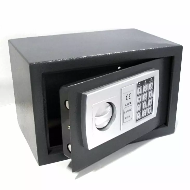 KASSAKAAPPI DIGITAALINEN TURVASÄILÖ - Riippulukot, kassalippaat ja kassakaapit - 6438168076171 - 1