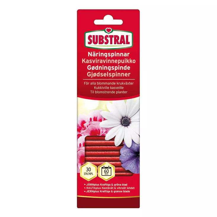SUBSTRAL KASVIRAVINNEPUIKKO 30KPL KUKKIV - Huonekasvien ravinteet ja myrkyt - 5707441000211 - 1