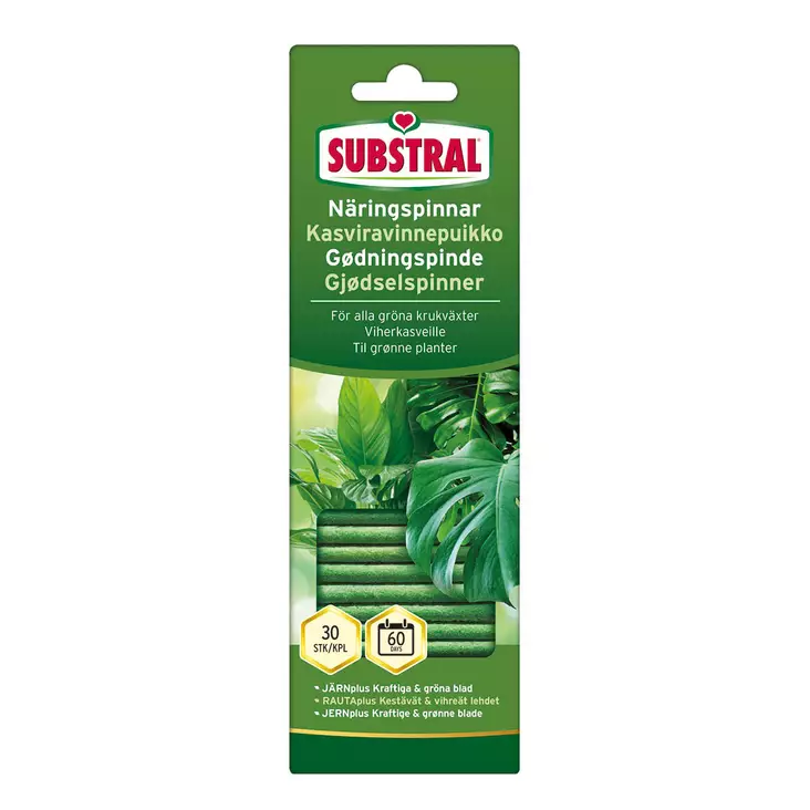 SUBSTRAL KASVIRAVINNEPUIKKO VIHERKASVEI - Huonekasvien ravinteet ja myrkyt - 5707441002321 - 1