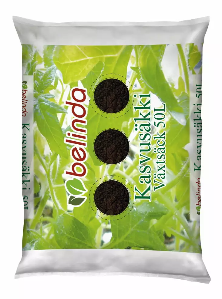 KASVUSÄKKI 50L BELINDA - Puutarhamullat ja -turpeet - 6430045180131 - 1
