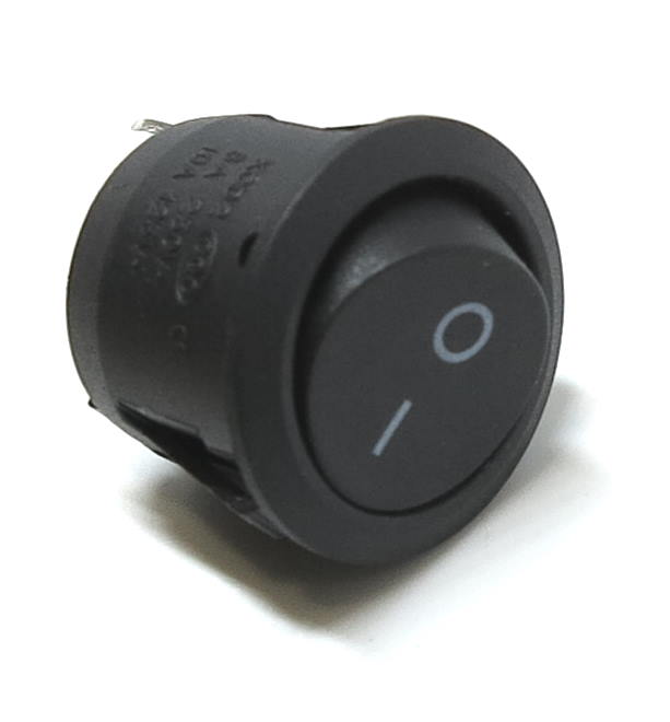 KEINUKATKAISIN ON-OFF 12V PYÖREÄ - Katkaisijat ja releet - 6438417016231 - 1