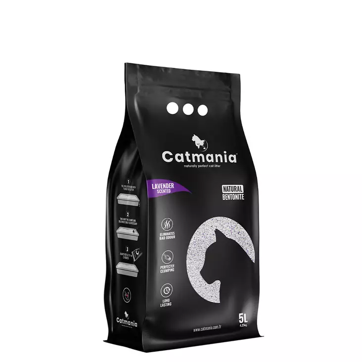 Kissanhiekka Laventeli 5 L Catmania - Kissanhiekat ja hiekkalaatikot - 8682162004021 - 1