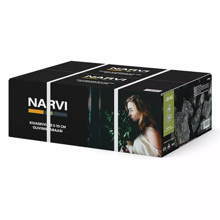 KIUASKIVI 5-10cm 20kg NARVI OLIVIINIBIABAASI - Kiuaskivet - 6418530920691 - 1