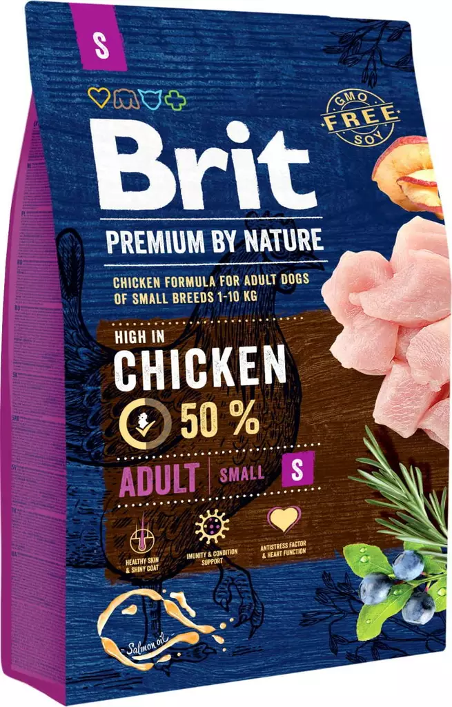 KOIRANRUOKA BRIT PREMIUM ADULT S 3KG - Koiranruoat ja herkut - 8595602526291 - 1