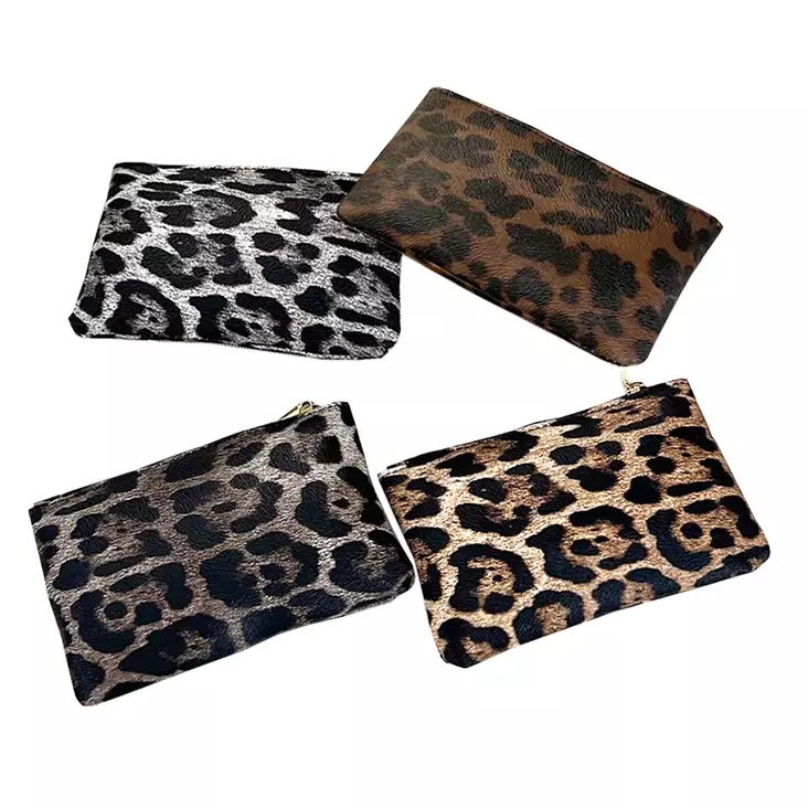 Kolikkokukkaro leokuviolla 13x8cm - Lompakot - 6438506017101 - 1