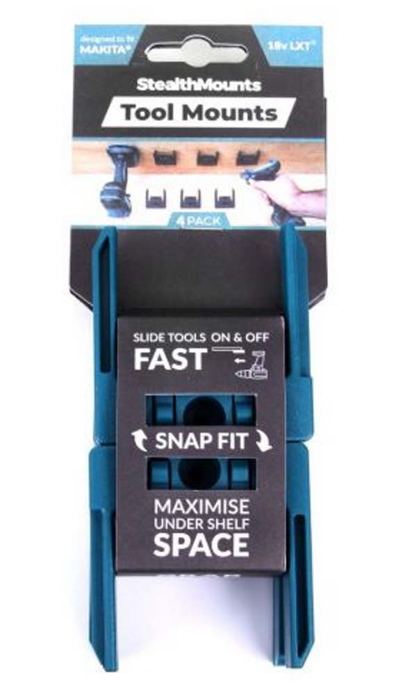 Koneenpidike MAKITA rungolle 4kpl StealtMounts - Akkuporakoneet - 650327936911 - 1