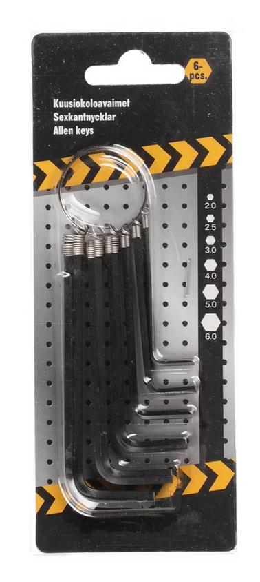 kuusiokoloavainsarja kuusiokoloavaimet kuusiokoloavainsetti - Kuusiokoloavaimet - 6410413273511 - 1