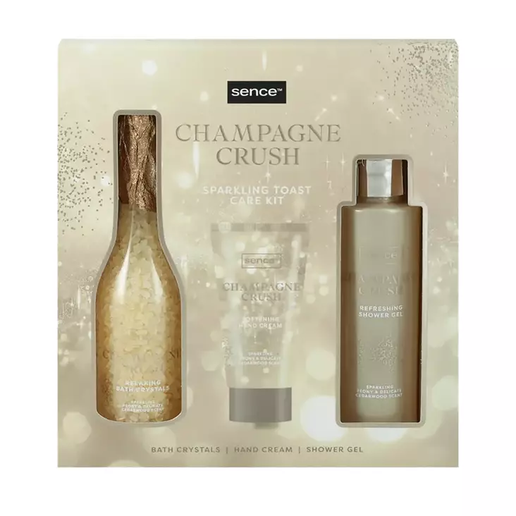 Lahjapakkaus Champagne sis 3 tuotetta - Naisten kosmetiikkapakkaukset - 8721073628411 - 1
