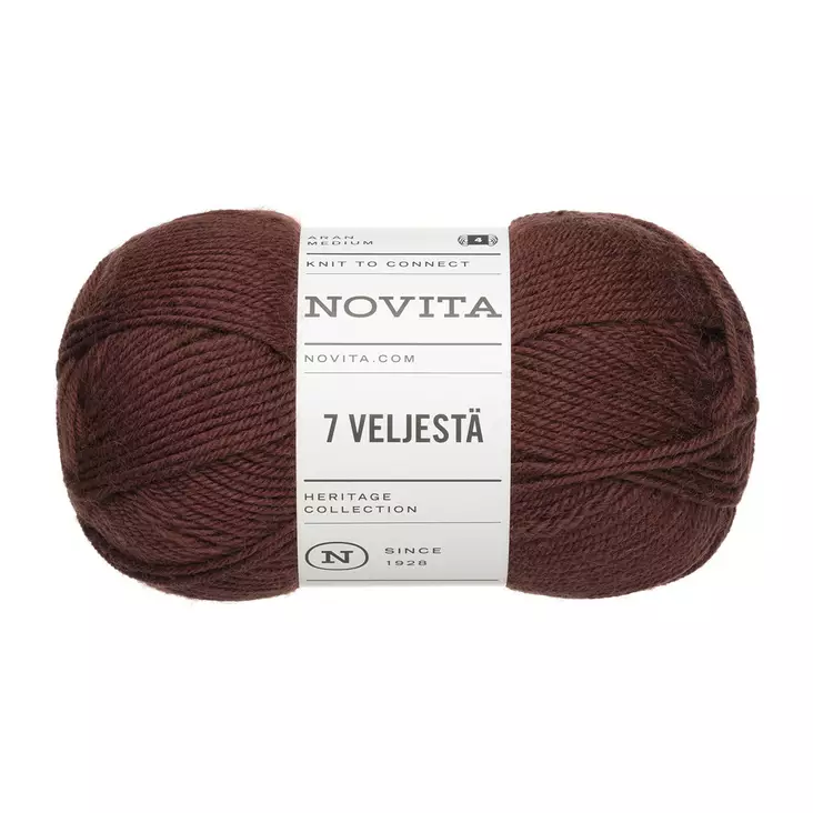 Lanka 7 veljestä ruoste 100g - Sukkalangat - 6412618215501 - 1