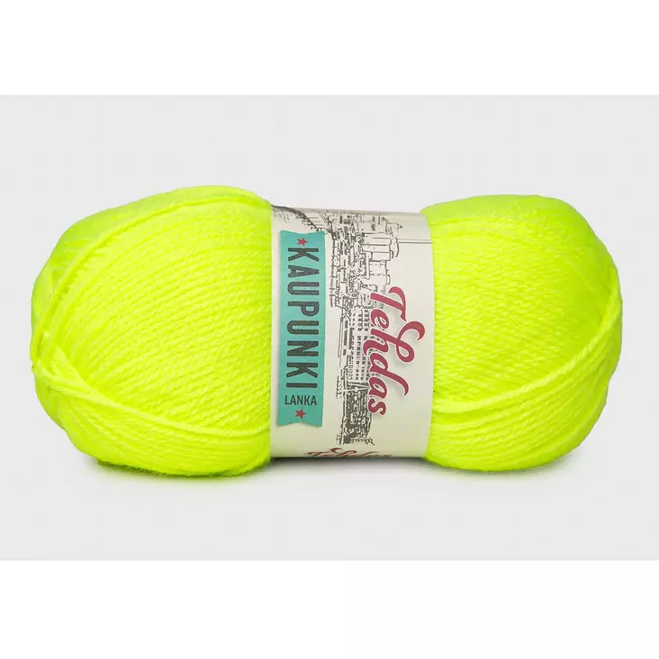 LANKA TEHDAS 27 NEONKELTAINEN - Akryylilangat - 6430063333021 - 1