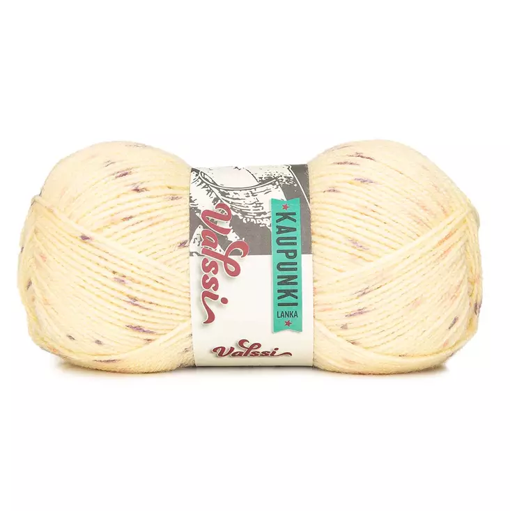 LANKA VALSSI 5800 KELTAINEN/LILA 100G - Akryylilangat - 6430063332741 - 1
