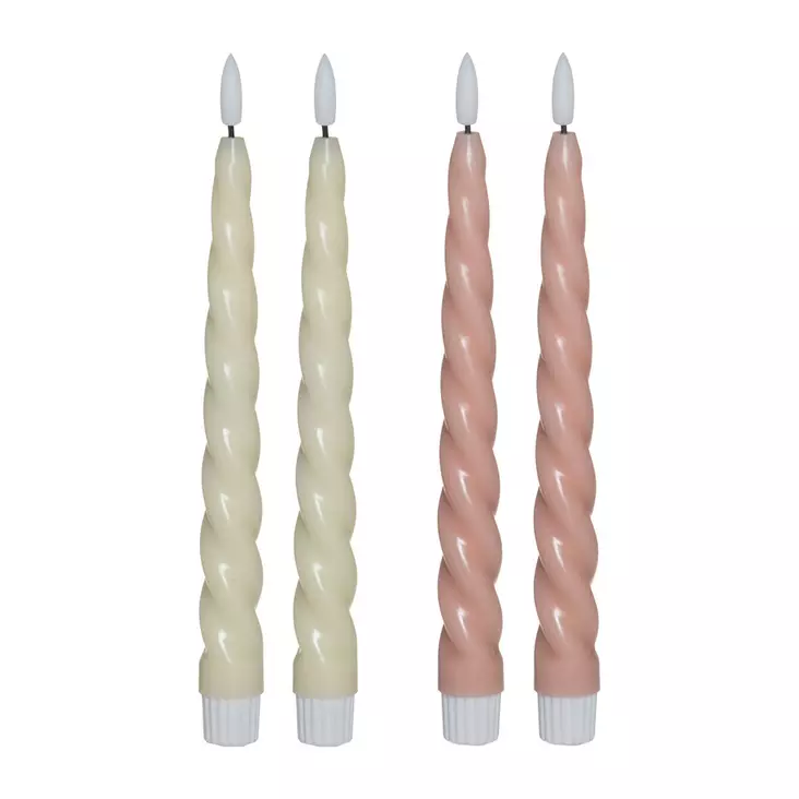 LED Kierrekynttilä 3D liekillä 24,5 cm 2 - LED-kynttilät - 6412165103481 - 1