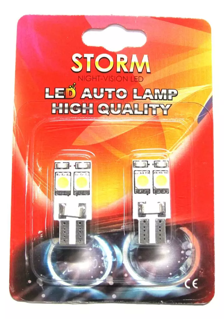 LED T10 POLTTIMO 2KPL CANBUS - Polttimot ja polttimotarvikkeet - 6438168088501 - 1