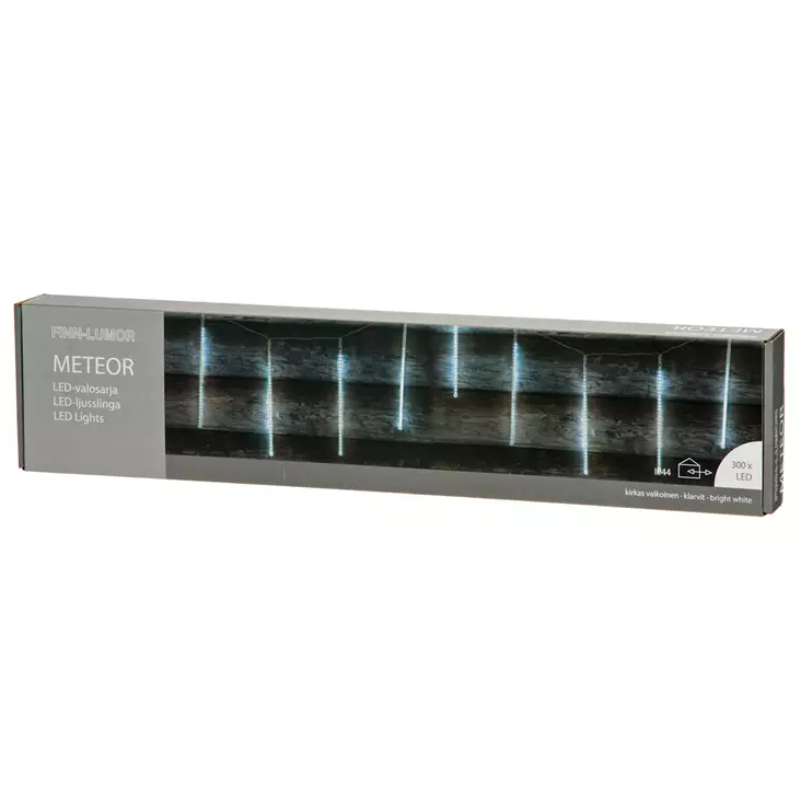 LED VALOSARJA METEOR 10 VALOPUIKKOA FINNLUMOR - Valosarjat verkkovirta - 6410412257581 - 1