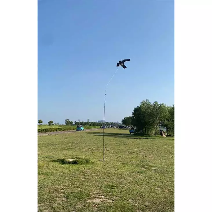 Linnunpelotin haukka 4m teleskooppivarsi - Linnunpelättimet - 6438168119731 - 1