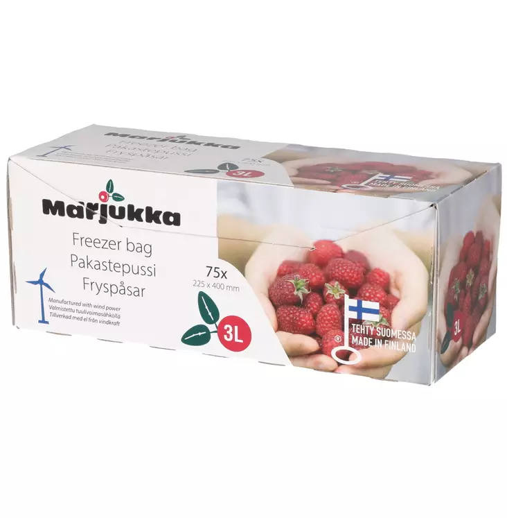 Valmistettu Suomessa. - Pakastuspussit ja -rasiat - 6410413200791 - 1