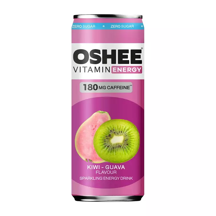 Oshee Energiajuoma 0,33l Kiwi-Guava Zero - Energiajuomat - 5905868425741 - 1