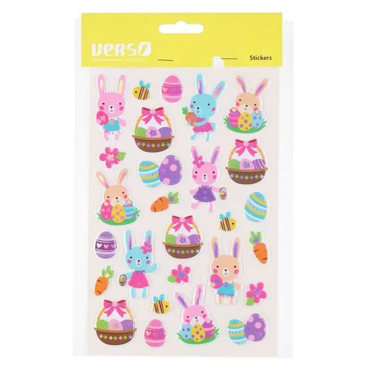 Pääsiäistarra puput ja munat - Pääsiäis koristeet ja -tarvikkeet - 6410416444161 - 1