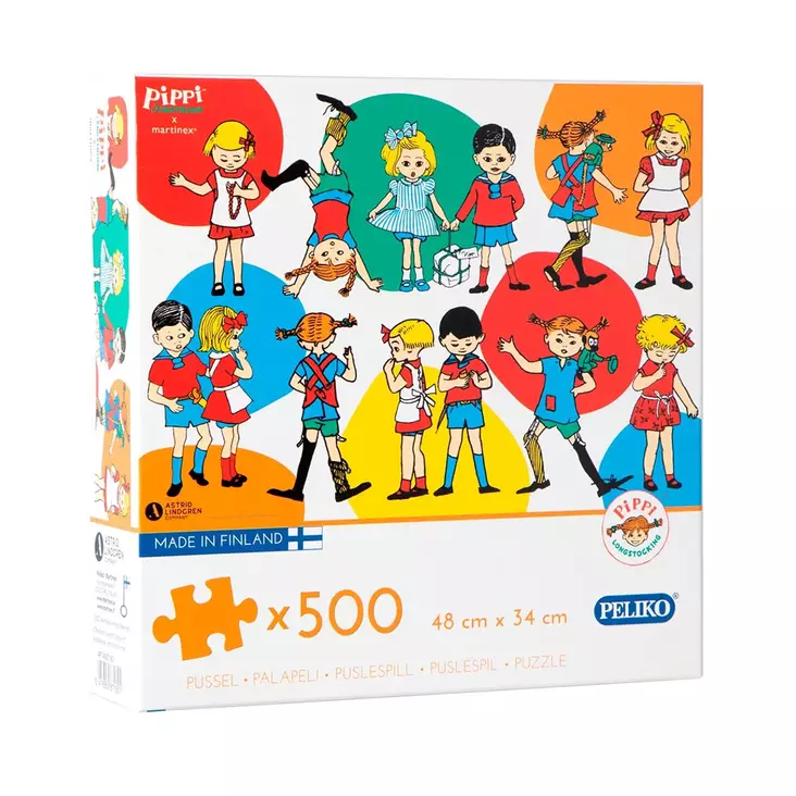 Palapeli Peppi Pitkätossu 500 palaa - Palapelit - 6416550871801 - 1