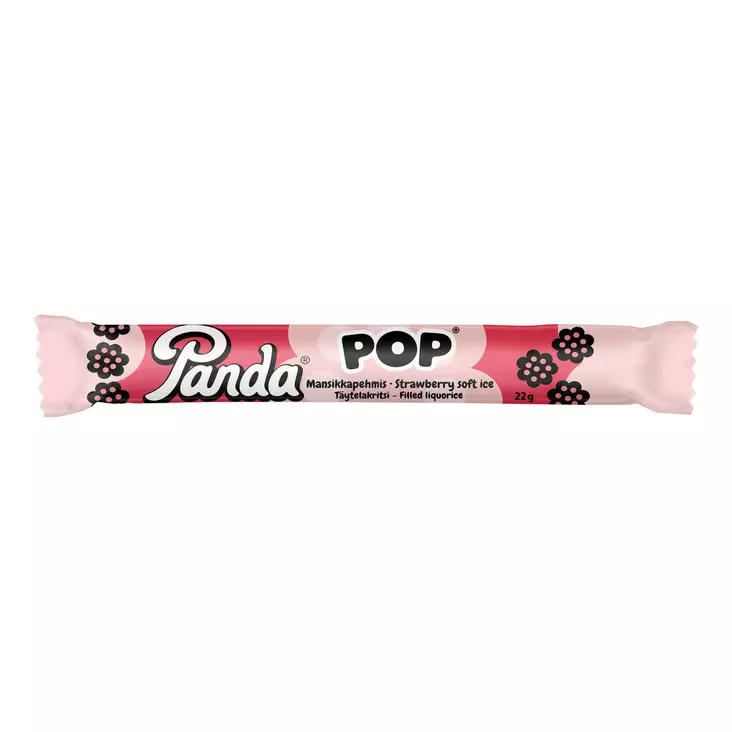 Panda POP Mansikkapehmis 22g - Makeiset ja naposteltavat - 6412500073431 - 1
