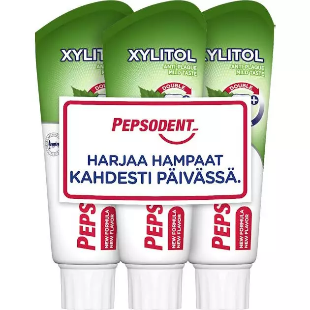 Pepsodent Xylitol hammastahna 3 x 75 ml - Hammastahnat - 7310009005221 - 1