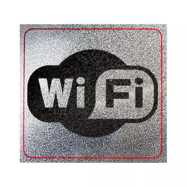 Pisla kuvatarra wifi - Opasteet ja kyltit - 6414676016601 - 1