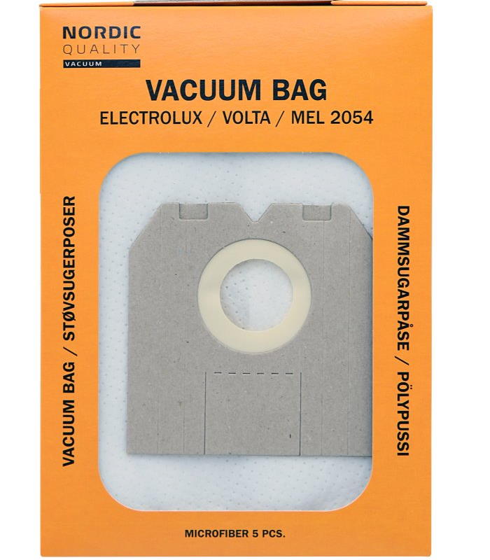 Pölynimuripussit, 5 kpl MEL 2054 Nordic Quality Vacuum - Pölypussit ja suodattimet - 5706470118751 - 1